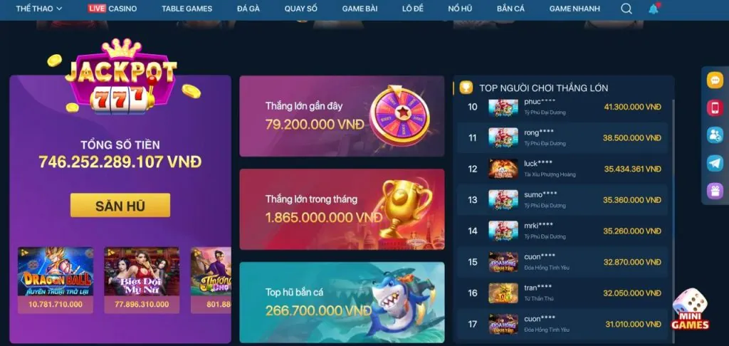 Nổ Hũ Jackpot Lũy Tiến S66